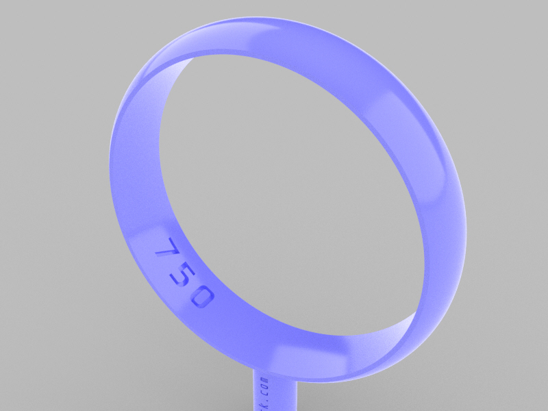 Classic Wedding Ring ARO17MM - Half Round 4×1.2mm Internal ANATOMICAL.