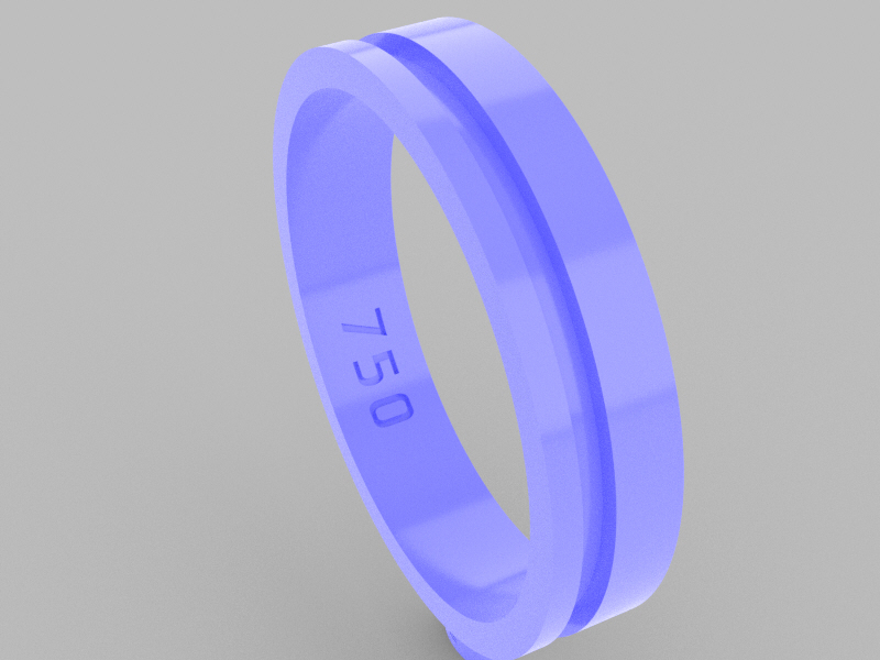 19mmSTRAIGHT SURCADA Ring – 4×1.2mm Internal STRAIGHTRETA Interna - Image 2