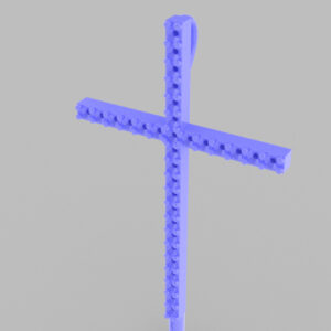 Cross Pendant – 32 stones.