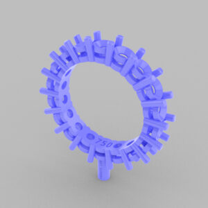 Endless Ring 2018mm Diamenter -4mm Gemd.
