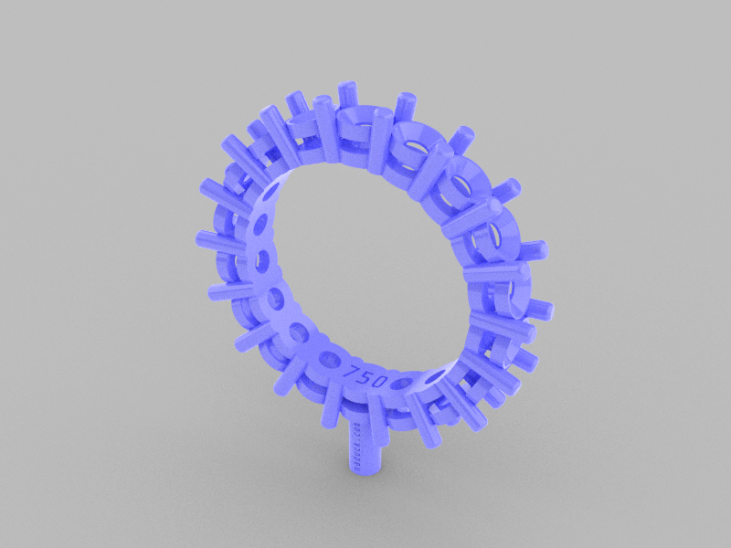Endless Ring 2018mm Diamenter -4mm Gemd.