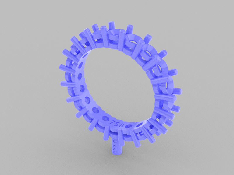 Endless Ring 20mm Diamenter -4mm Gemd.