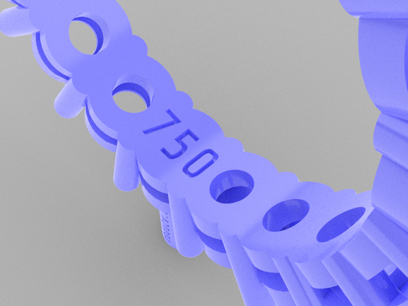 Endless Ring 2018mm Diamenter -4mm Gemd. - Image 2